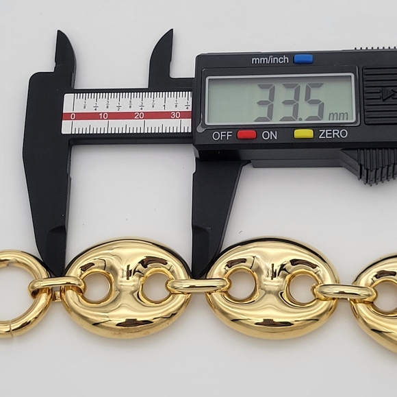 🇮🇹Mia Fiore Mariner Link 18kt Gold Plated/Bronze Bracelet - Picture 6 of 10